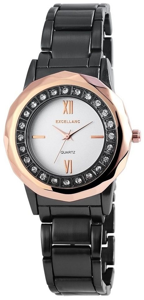 Excellanc Quarzuhr 152872500024 Excellanc Damenuhr mit Metallarmband von Excellanc