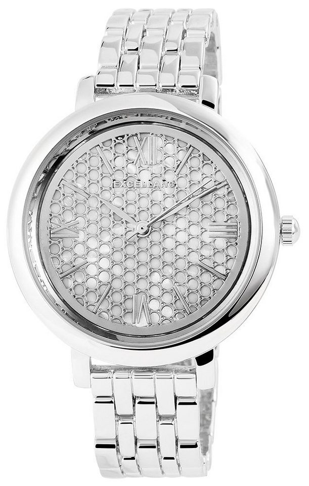 EXCELLANC Quarzuhr 180522500043 mit Metallarmband, Mineralglas, Clipverschluss von EXCELLANC