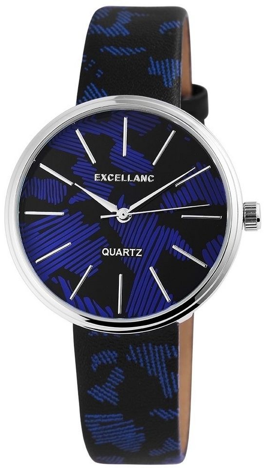 Excellanc Quarzuhr 195021100238 Excellanc Damenuhr mit Lederimitationsarmband von Excellanc