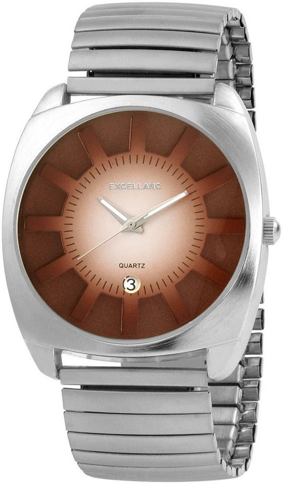 Excellanc Quarzuhr 274027000004 Excellanc Herrenuhr mit Metallzugband von Excellanc