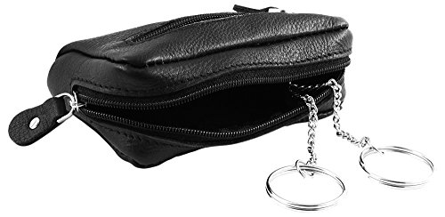 Excellanc Schlüsselbeutel Leder Schlüsselmäppchen Etui Geldbörse 3020022 von Excellanc