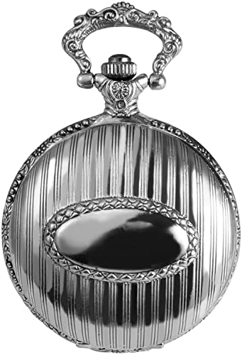 Excellanc Taschenuhr, ovales Emblem, silberfarben inkl. Kette und Clip Analog Quarz Excellanc Taschenuhr, ovales Emblem, silberfarben inkl. Kette und Clip Analog Quarz von Excellanc