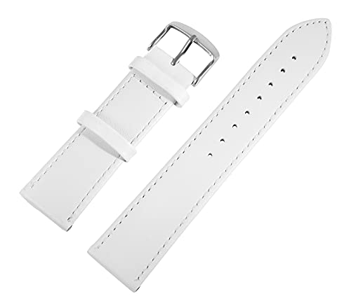 Excellanc Leder Uhrenarmband Ersatz glatt Dornschließe Breite 10-26 mm 8000548 von Excellanc