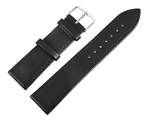 Excellanc-Uhrenarmband Ersatz Leder glatt Dornschließe Breite 10-26 mm 8000545-140 von Excellanc