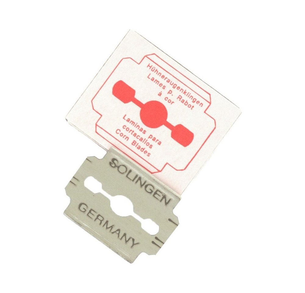 Excellent Solingen Fußraspel Hornhauthobelklingen 10 Stück, 1-tlg. von Excellent Solingen