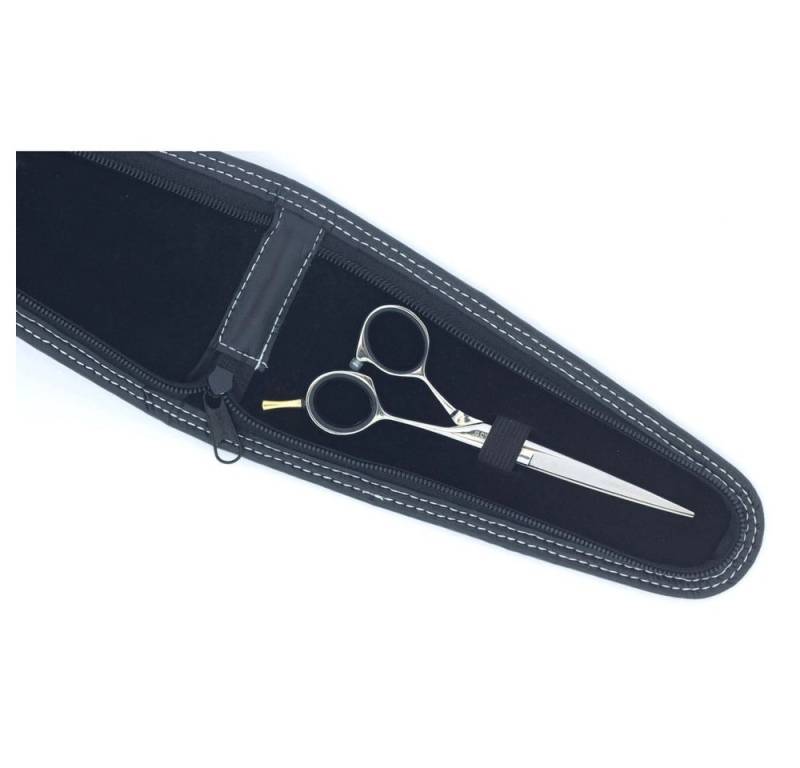 Excellent Solingen Haarschere Scherenetui aus Kunstleder, 2 Fächer, (1-tlg) von Excellent Solingen