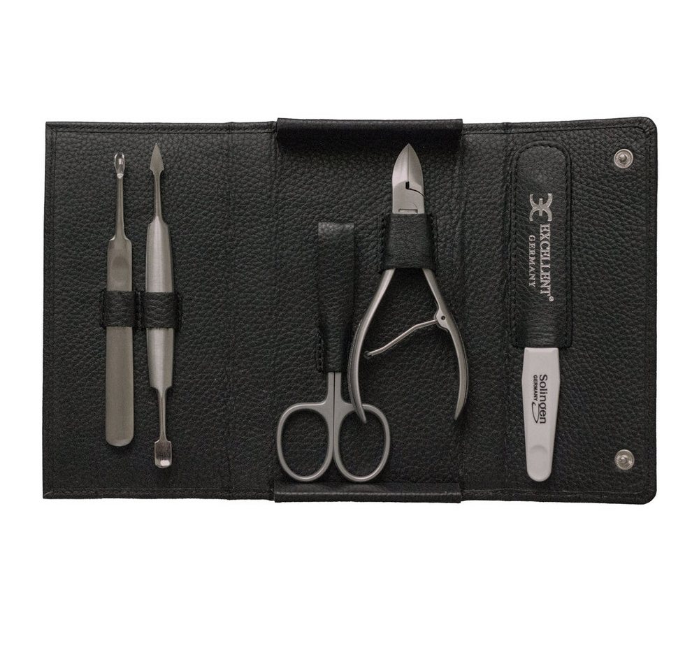Excellent Solingen Maniküre-Etui Maniküre Etui 5 teilig aus Echtleder, 1 tlg. von Excellent Solingen