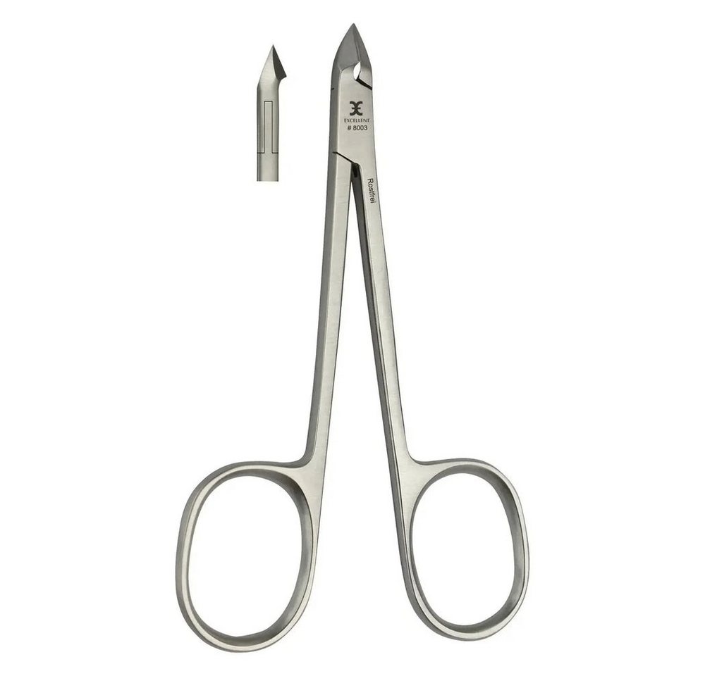 Excellent Solingen Nagelhautzange Nagelhautzange, Schneide 5 mm mit Scherengriff, 1-tlg. von Excellent Solingen