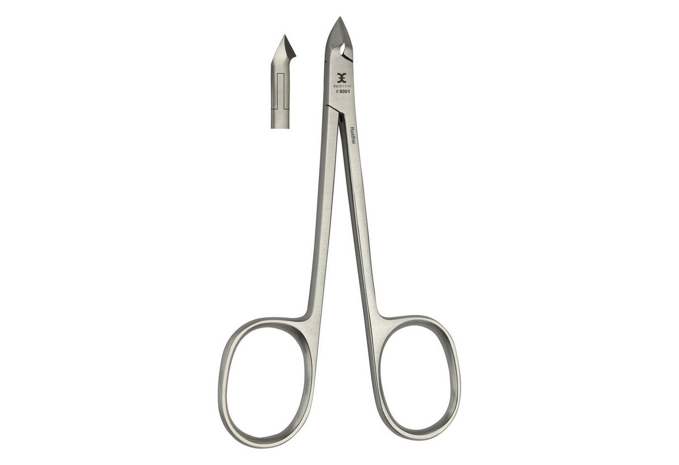 Excellent Solingen Nagelhautzange Nagelhautzange, Schneide 9 mm mit Scherengriff, 1-tlg. von Excellent Solingen