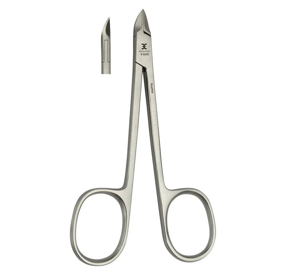 Excellent Solingen Nagelhautzange Nagelhautzange, Schneide gerade mit Scherengriff, 1-tlg. von Excellent Solingen