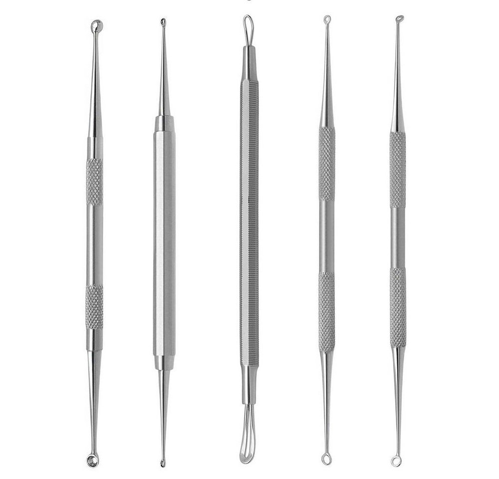 Excellent Solingen Nagelreiniger Komedonenheber & Komedonenquetscher Set 5 tlg., 1-tlg. von Excellent Solingen