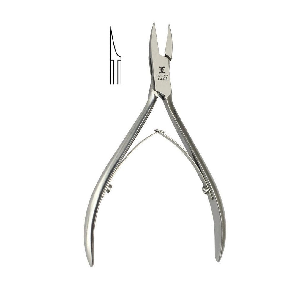Excellent Solingen Nagelzange Eckennagelzange - Modell Schneide super schlank, 1-tlg. von Excellent Solingen
