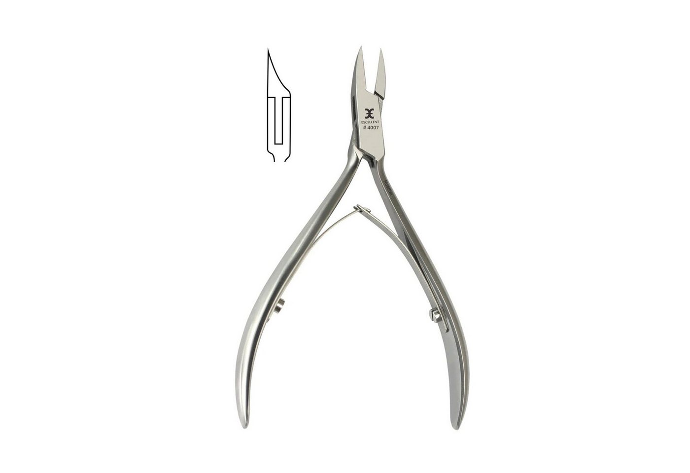 Excellent Solingen Nagelzange Eckennagelzange - Modell super schlank, 1-tlg. von Excellent Solingen