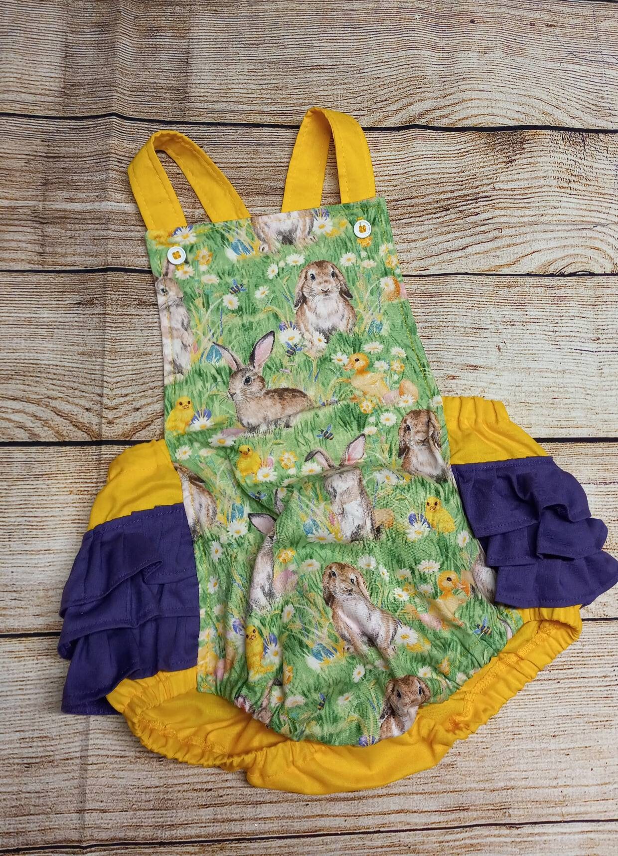 Ostern Outfit, Frühling Kleine Mädchen Strampler, Outfit Mit Hasen, Ostergeschenk Für Sie, Osterhase, Leichtes Osteroutfit, Kleinkind Baby von ExclusiveTB