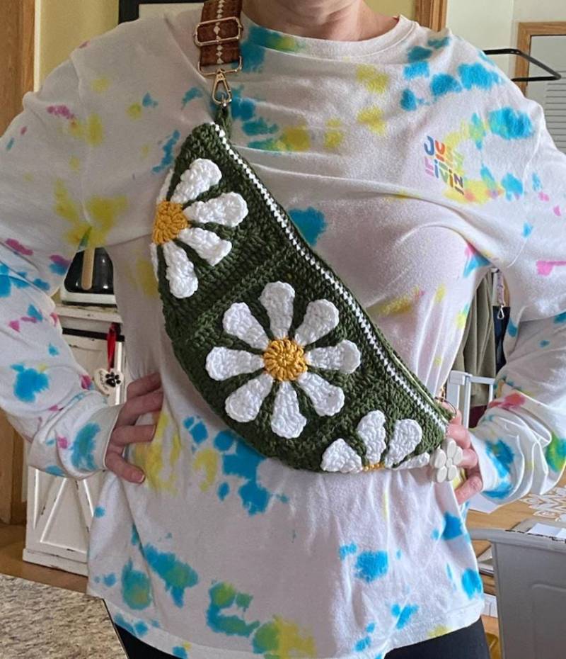Gehäkelte Handgemachte Crossbody Handtasche Gehäkelte Handgemachte Crossbody Handtasche von ExclusivelyYours0Kim