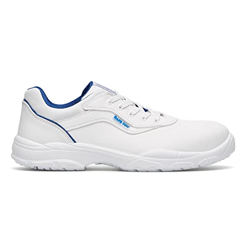 Exena Arbeitsschuhe Sicherheitsschuhe S2 Schnürschuhe weiß mit Schutzkappe Lebensmittel, Gastro (Numeric_39) von Exena