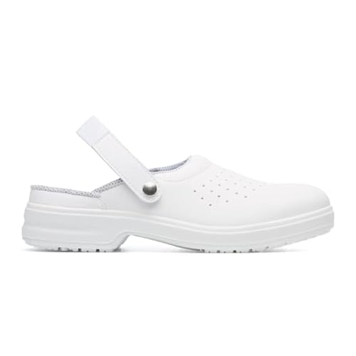 Exena Safeway Hi-Tech 00A111 SB E A FO SRC Clog Weiß A0121V003 Sicherheitsschuhe für Herren, Weiß, weiß, 45 EU von Exena