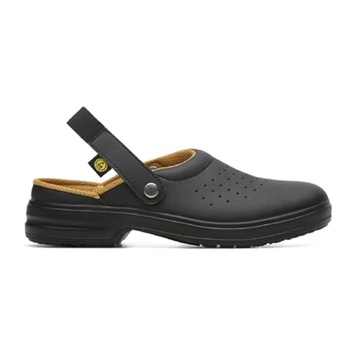 Exena Safeway Hi-Tech 00E103 OB E A FO ESD SRC Airing Clog BLA A0121V032 Herren Sicherheitsschuhe Schwarz, Schwarz , 37 EU von Exena