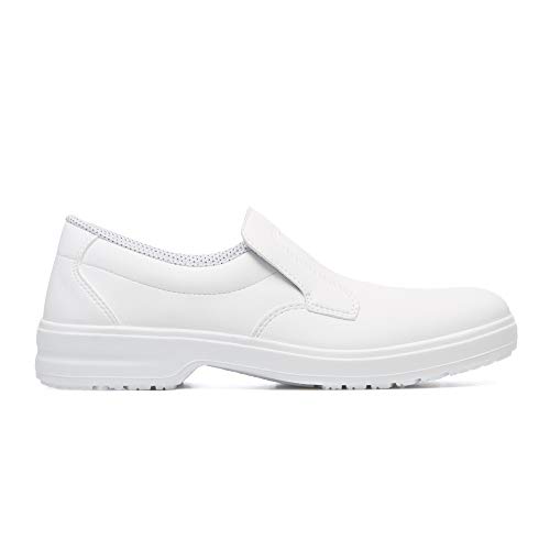 Exena Safeway Hi-Tech 00P322 S2 SRC Profi-Slipper Wht A0115V068 Herren Sicherheitsschuhe Weiß, Weiß, 38 EU von Exena