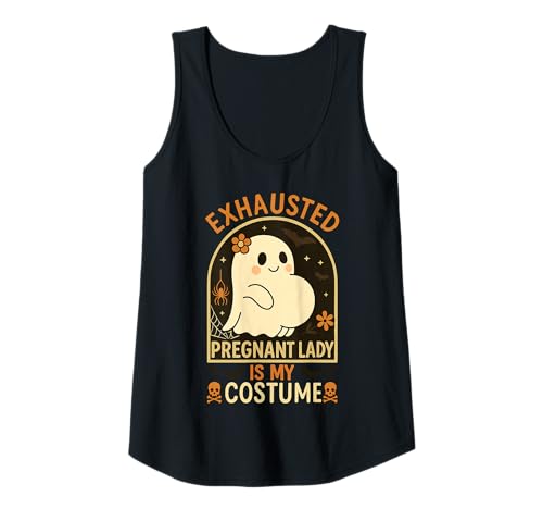 Damen Erschöpft Schwangere Lady is My Costume Mom to be Halloween Tank Top Damen Erschöpft Schwangere Lady is My Costume Mom to be Halloween Tank Top von Exhausted Pregnant Lady Costume Design
