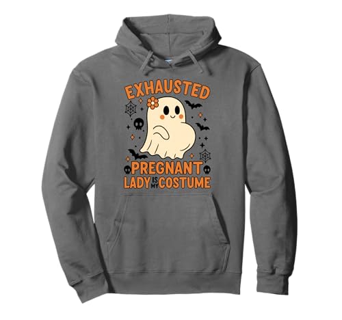 Erschöpft Schwangere Dame Kostüm Niedlicher Geist Mama to Be Pullover Hoodie Erschöpft Schwangere Dame Kostüm Niedlicher Geist Mama to Be Pullover Hoodie von Exhausted Pregnant Lady Costume Design