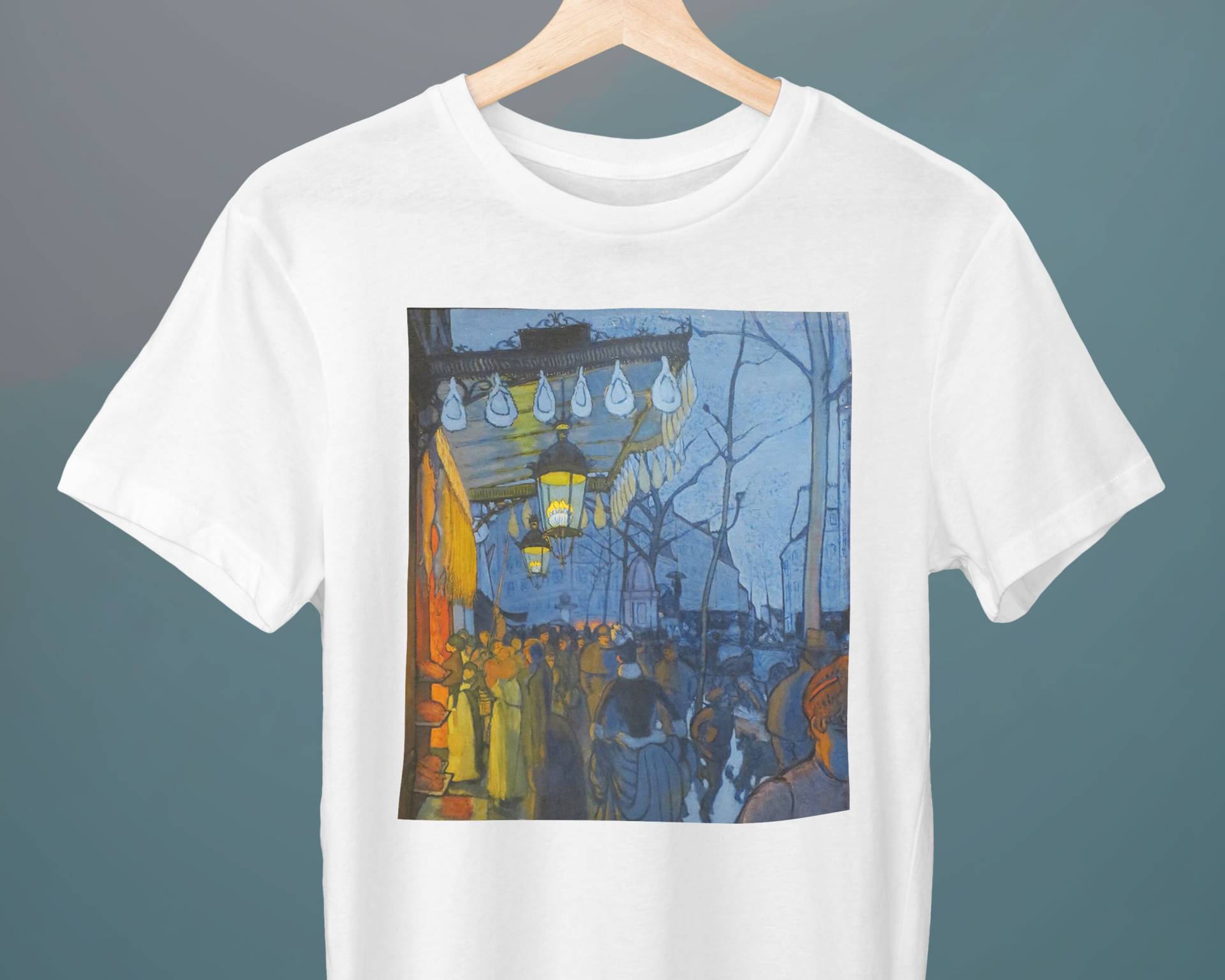 Avenue De Clichy, Fünf Uhr Am Abend, Louis Anquetin, Unisex T-Shirt, Kunst Geschenk Für Sie, Ihn, Kunstliebhaber von Exhibilirio