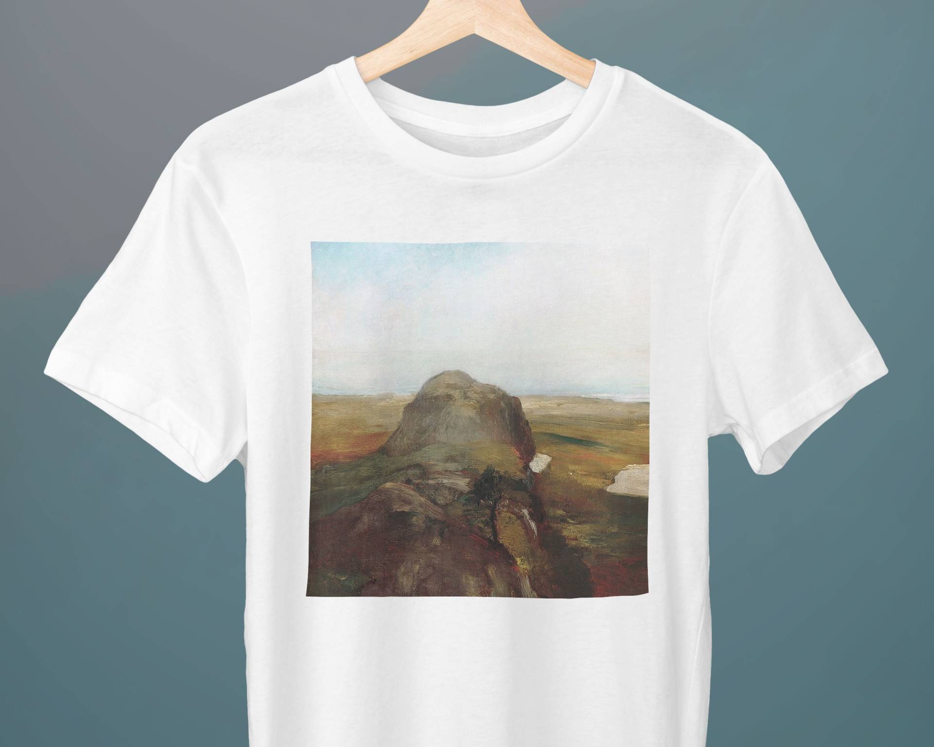 Blick Über Hanging Rock, Newport, John La Farge, Unisex T-Shirt, Landschaft Kunst T-Shirt von Exhibilirio