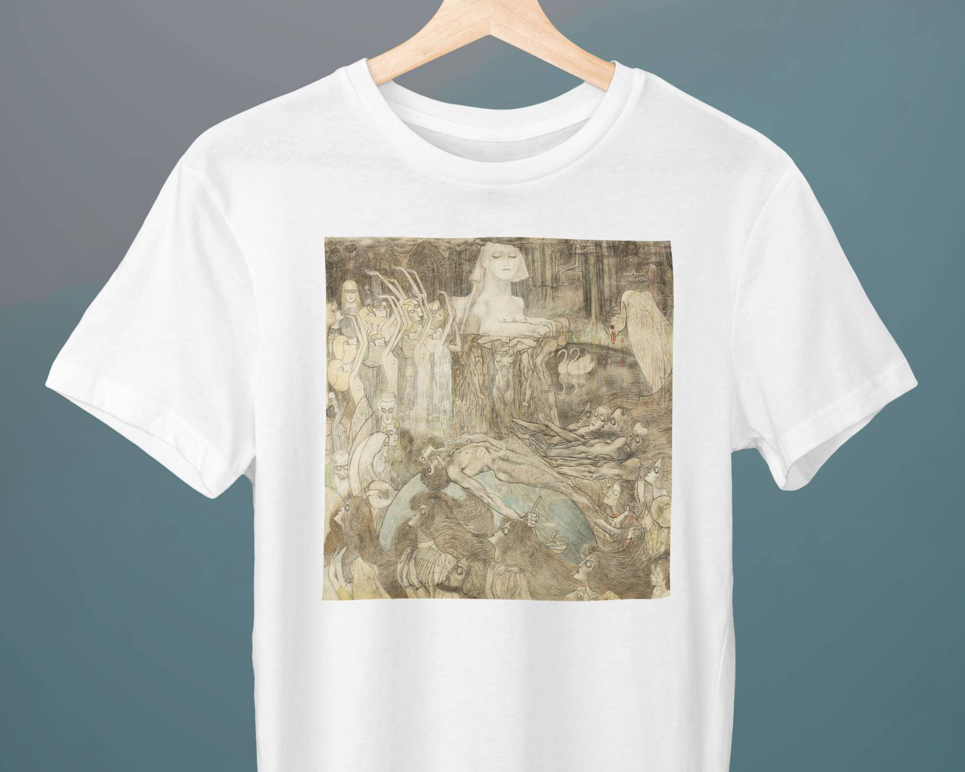 De Sphinx, Jan Toorop, Unisex T-Shirt, Kunst Symbolismus, Geschenk Für Sie, Ihn von Exhibilirio