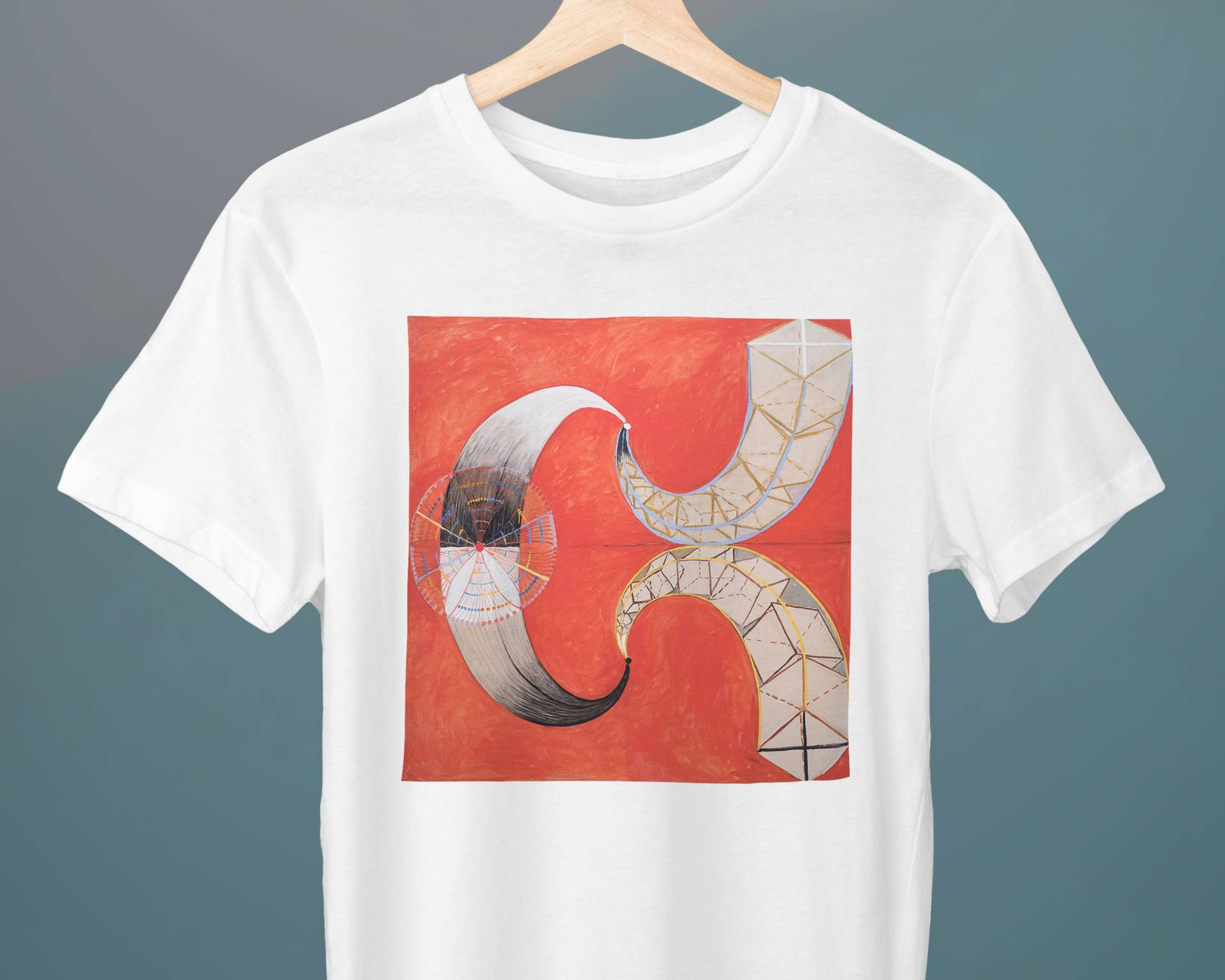 Der Schwan, Nr. 9, Gruppe Ix Suw, Hilma Af Klint Gemälde, Unisex T-Shirt, Kunst Geschenk Für Sie, Ihn, Kunstliebhaber von Exhibilirio