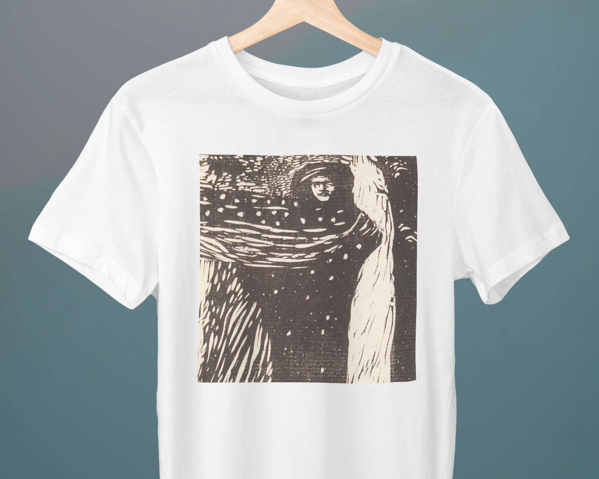 Einsamkeit, Koloman Moser, Unisex T-Shirt, Kunst Jugendstil, Geschenk Für Sie, Ihn, Kunstliebhaber von Exhibilirio