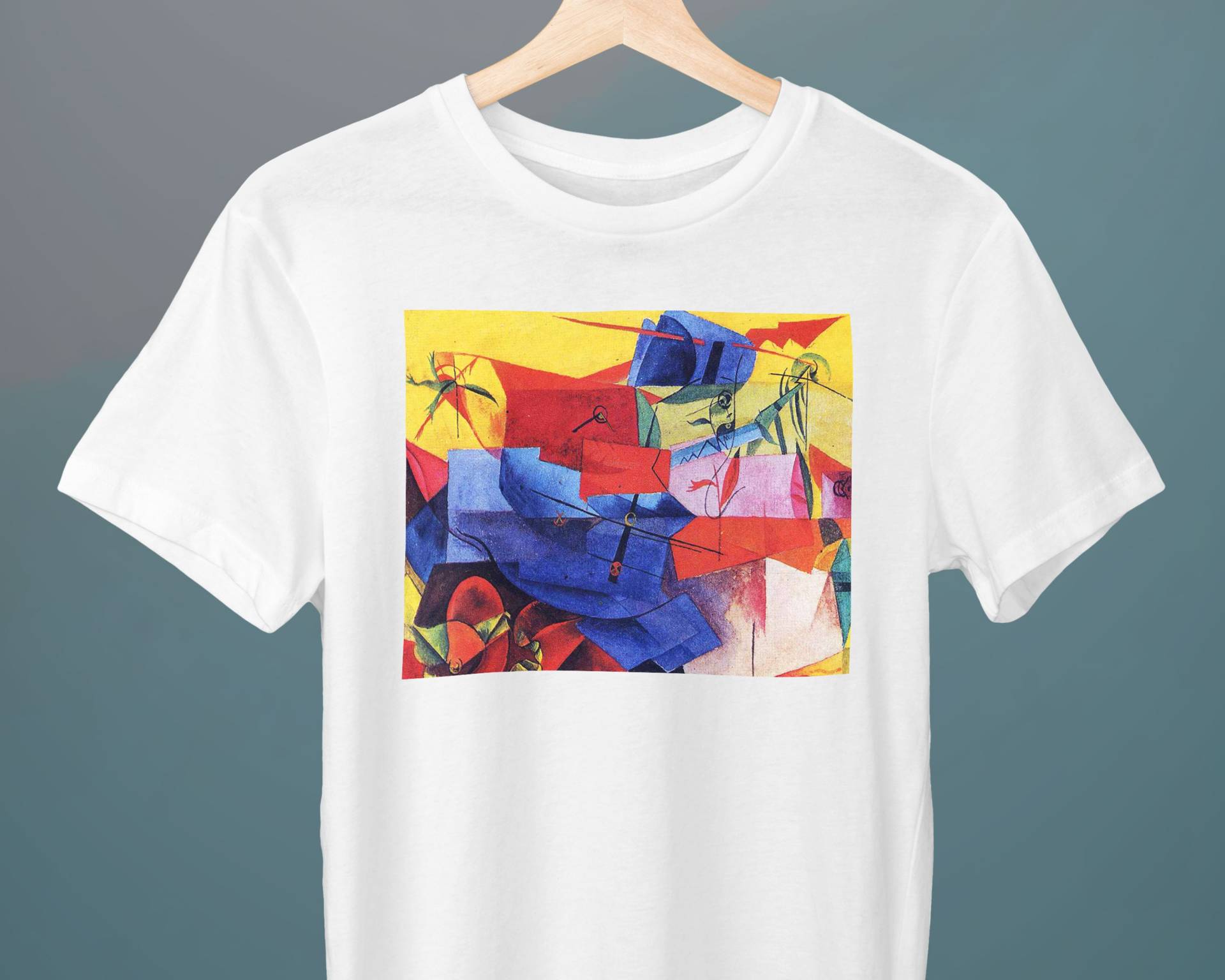 Fischschlacht, Max Ernst, Unisex T-Shirt, Kunst Surrealismus, Geschenk Für Sie, Ihn, Kunstliebhaber von Exhibilirio