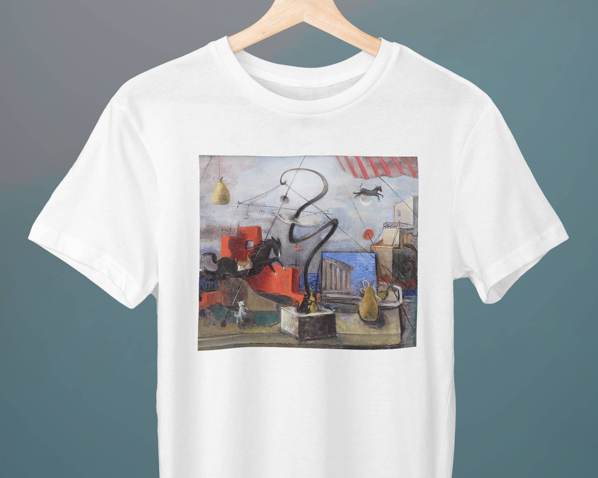 Hallo-Doodle Die Katze Ist Geige, Frank Marsden London, Unisex T-Shirt, Kunst Geschenk Für Sie, Ihn, Kunstliebhaber von Exhibilirio