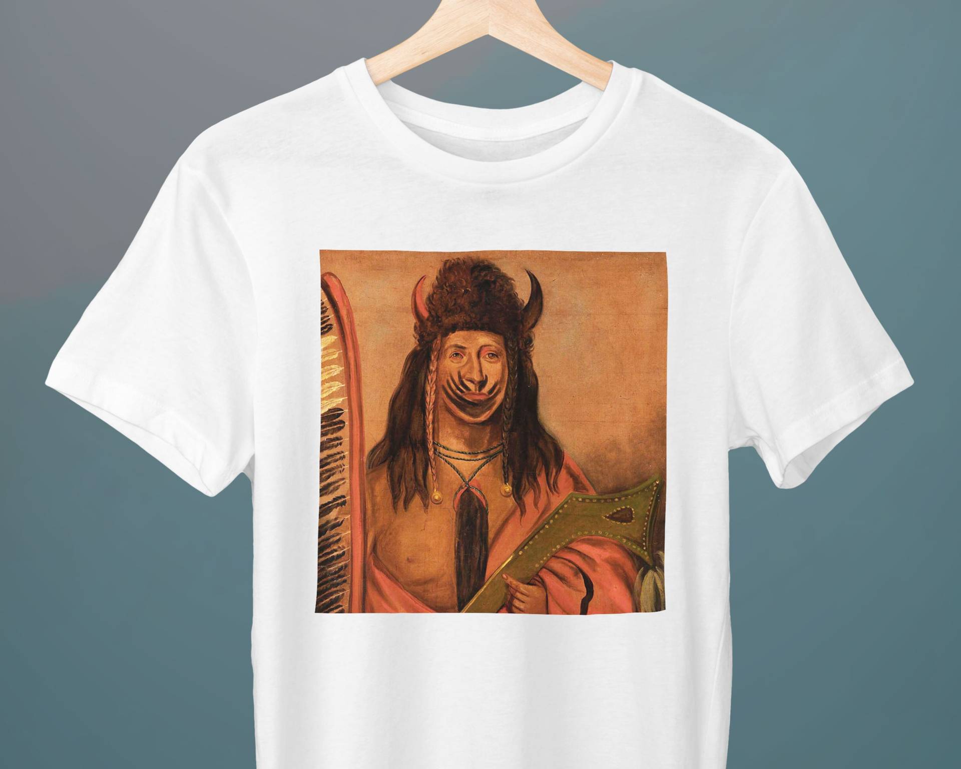 Kish-Ke-Kosh, Alexander Davis Cooper Malerei, Unisex T-Shirt, Western, Kunst Bildende Kunst, Geschenk Für Sie, Ihn, Kunstliebhaber von Exhibilirio