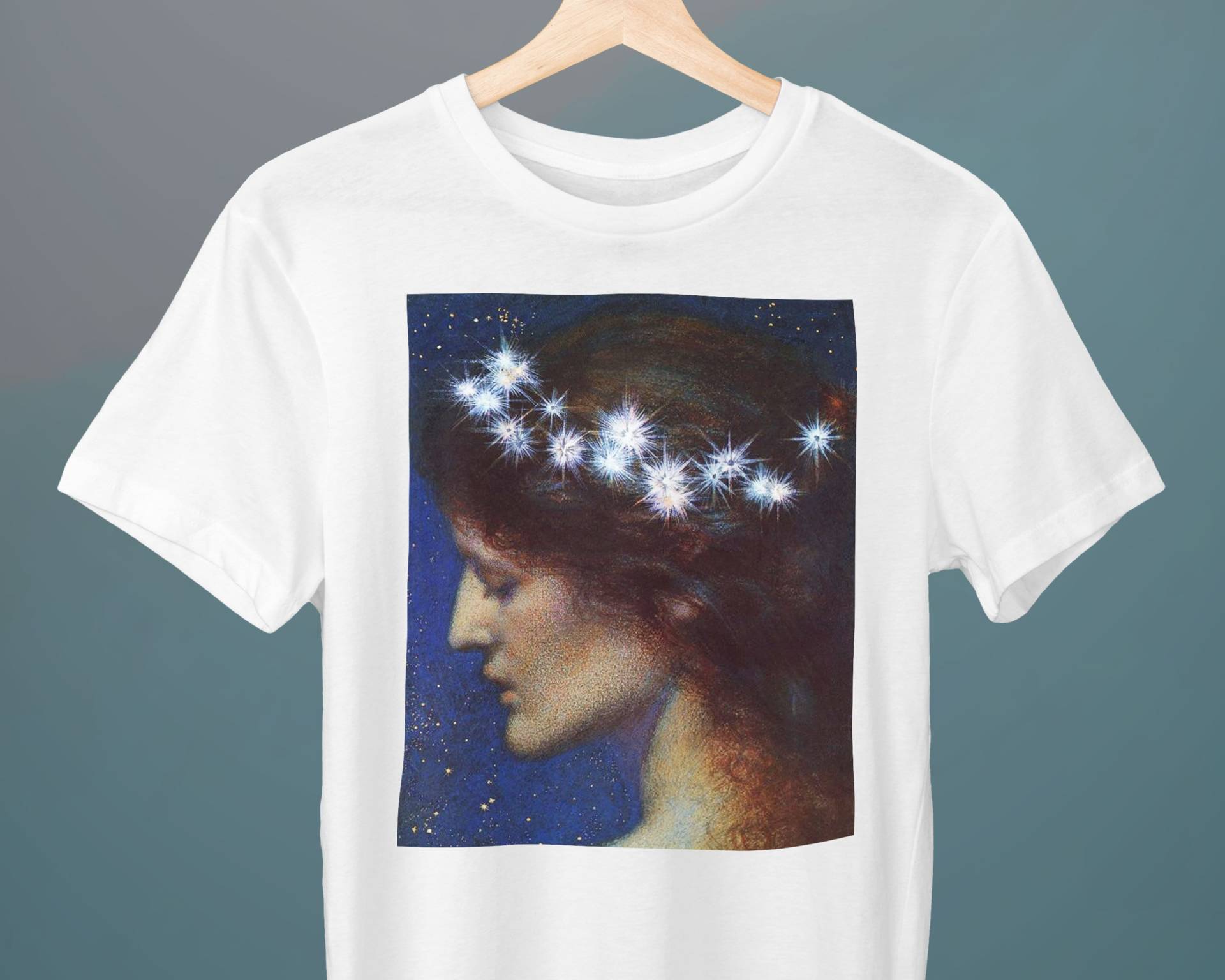 Nacht, Noc, Edward Robert Hugos Malerei, Unisex T-Shirt, Kunst-T-Shirt, Geschenk Für Sie, Ihn von Exhibilirio