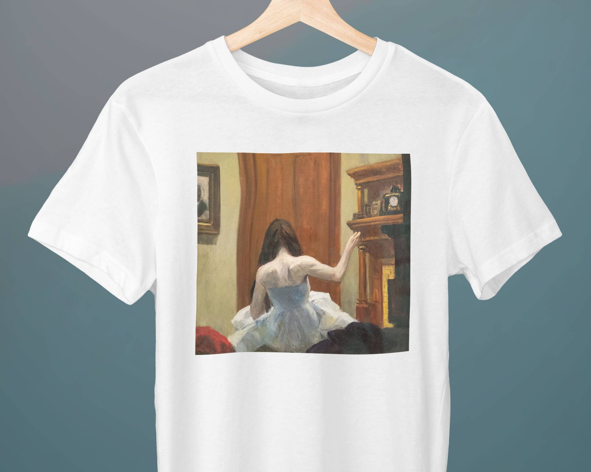 New York Interior, Edward Hopper Malerei, Unisex T-Shirt, Kunst Geschenk Für Sie, Ihn von Exhibilirio