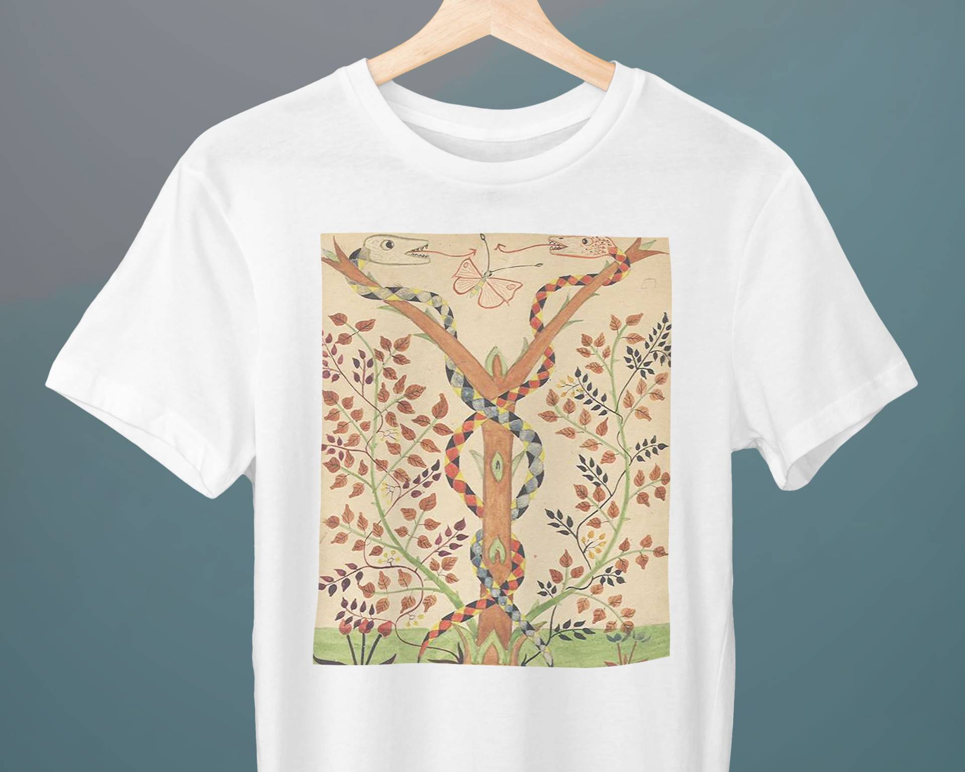 Schlange, Eric Gill, Unisex T-Shirt, Kunst Christ, Religiös Geschenk Für Sie, Ihn von Exhibilirio