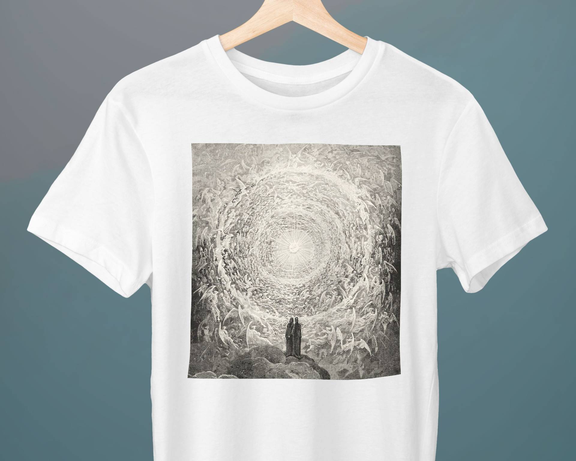 The Empyrean, Gustave Dore, Unisex T-Shirt, Romantik, Die Heilige Bibel, Kunst-T-Shirt, Geschenk Für Sie, Ihn von Exhibilirio