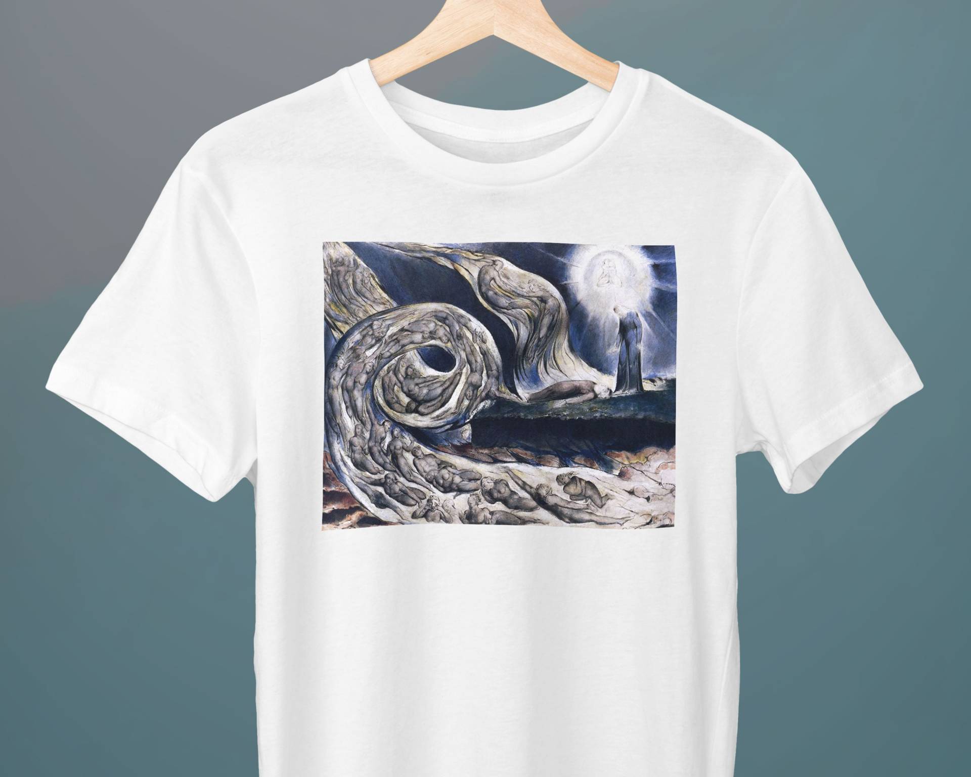 The Lovers Whirlwind, William Blake Malerei, Unisex T-Shirt, Kunst Symbolismus, Geschenk Für Sie, Ihn, Kunstliebhaber von Exhibilirio