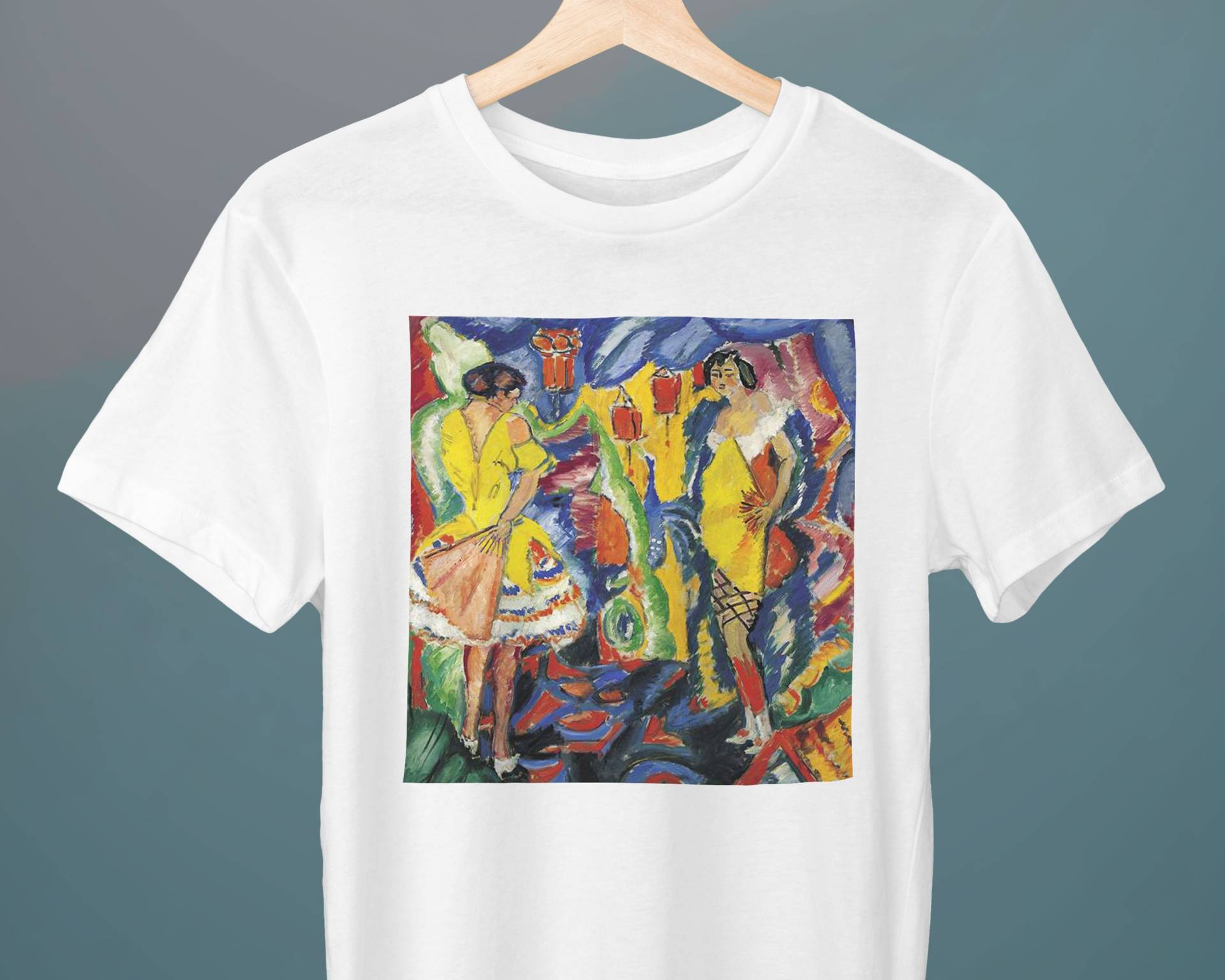 Variete, Georg Tappert Malerei, Unisex T-Shirt, Kunst Expressionismus, Geschenk Für Sie, Ihn, Kunstliebhaber von Exhibilirio