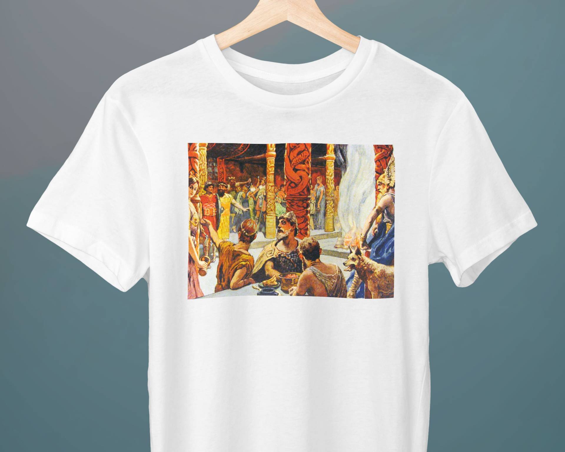 Walhall, Emil Doepler, Unisex T-Shirt, Kunst Geschenk Für Sie, Ihn, Kunstliebhaber von Exhibilirio