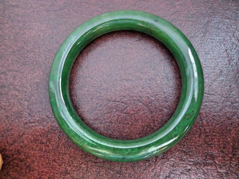 54, 5 Mm Nephrit-Jade-Armreif. S154 54, 5 Mm Nephrit-Jade-Armreif. S154 von Eximha