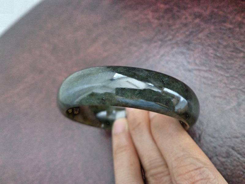 59 Mm Nephrit-Jade D-Armreif. S292 59 Mm Nephrit-Jade D-Armreif. S292 von Eximha