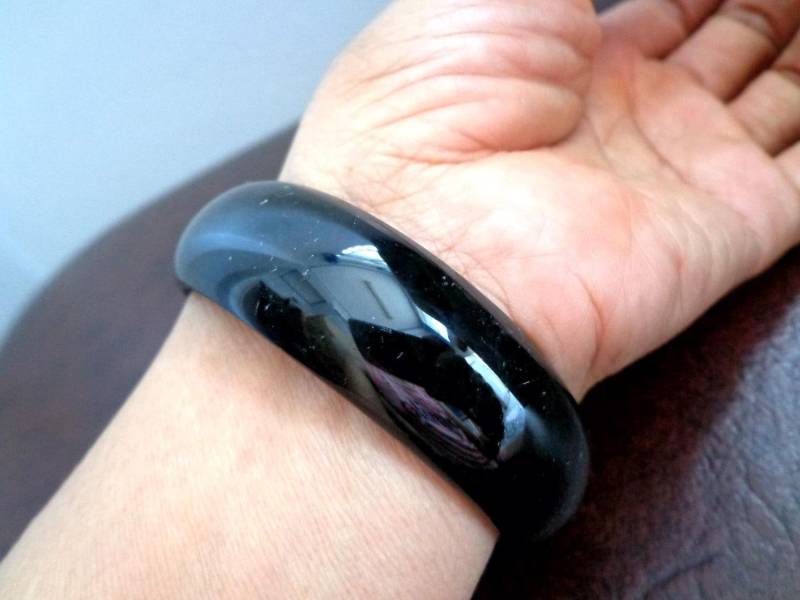 61 Mm Nephrit-Jade-Armreif. S143 von Eximha