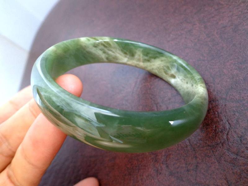 61 Mm Nephrit-Jade-Armreif. S4B 61 Mm Nephrit-Jade-Armreif. S4B von Eximha