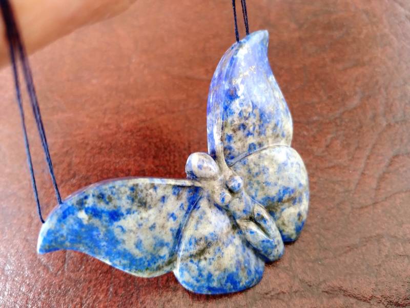 Lapislazuli Edelstein Engel Anhänger. Sbe390 von Eximha