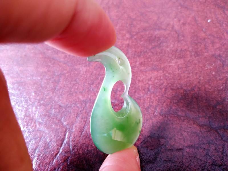 Nephrit Jade Herz Anhänger. S92 von Eximha