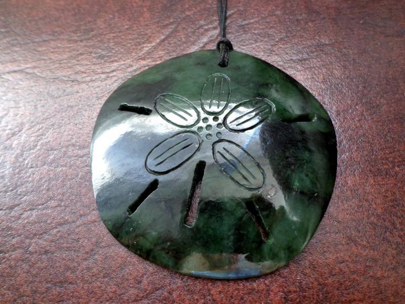 Nephrit Jade Stern Anhänger. S269 von Eximha