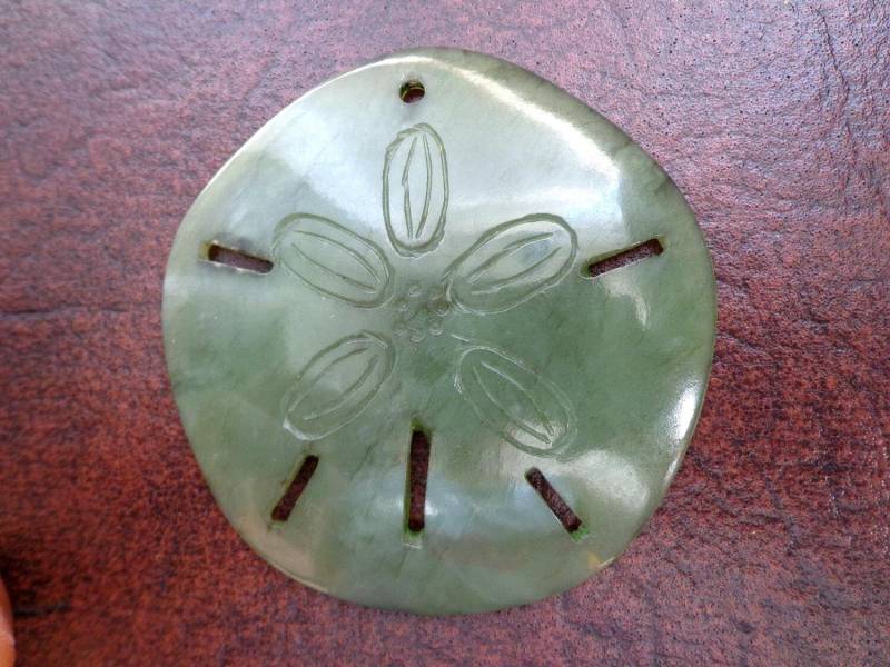 Nephrit Jade Stern Anhänger. S270 von Eximha