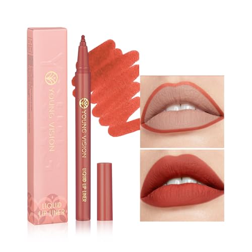 Langlebiger Lip Stain Tint Wasserdicht Und Schweißfest Flüssiger Lipliner Make Up Weihnachtsgeschenk Für Frauen Lipliner von Exingk