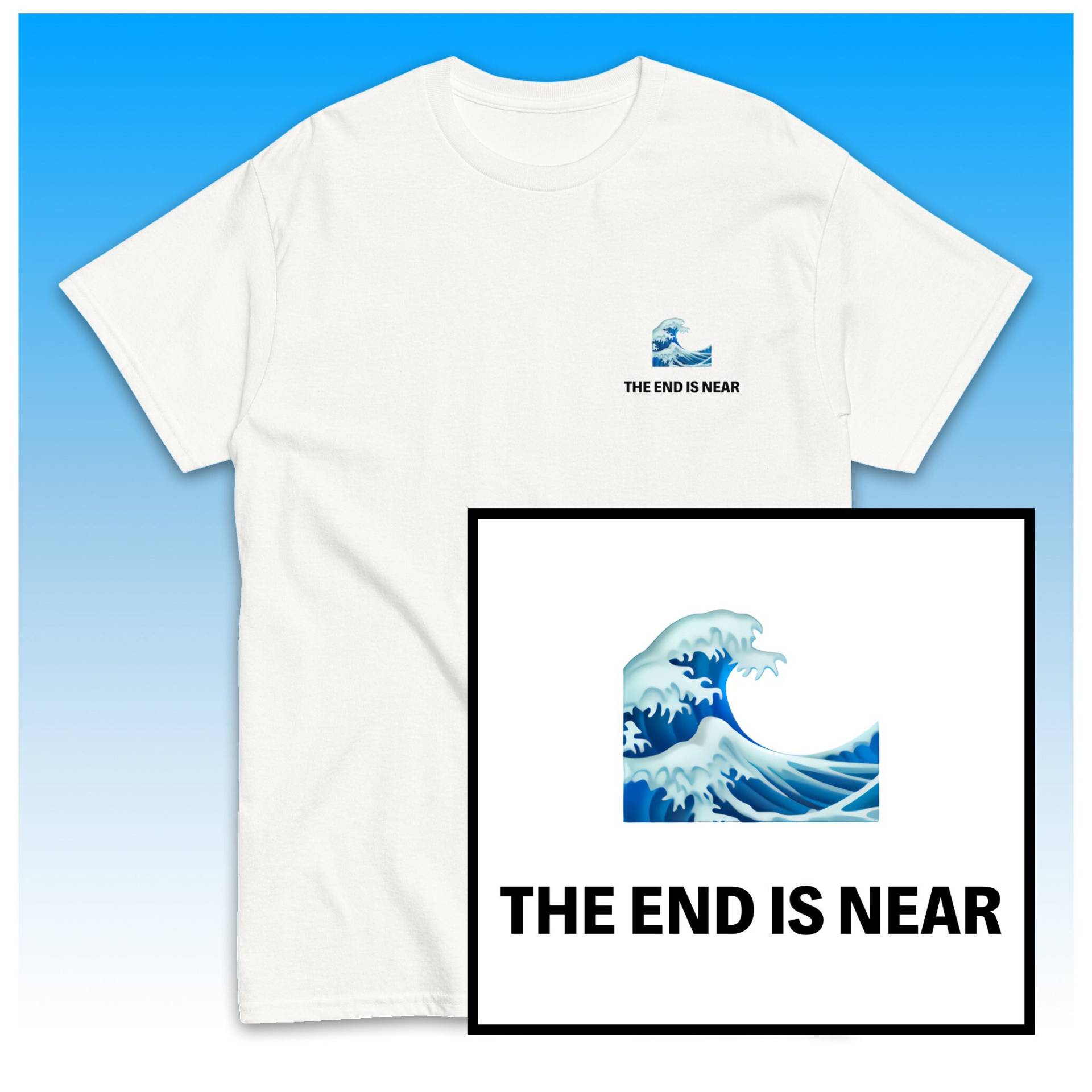 Das Ende Ist Nähe Existenzialismus T-Shirt, Emoji Shirt, Deprimiertes Geschenk, Emo Goth Klimawandel, Globale Erwärmung, Philosophie Das Ende Ist Nähe Existenzialismus T-Shirt, Emoji Shirt, Deprimiertes Geschenk, Emo Goth Klimawandel, Globale Erwärmung, Philosophie von ExistentialEmoji